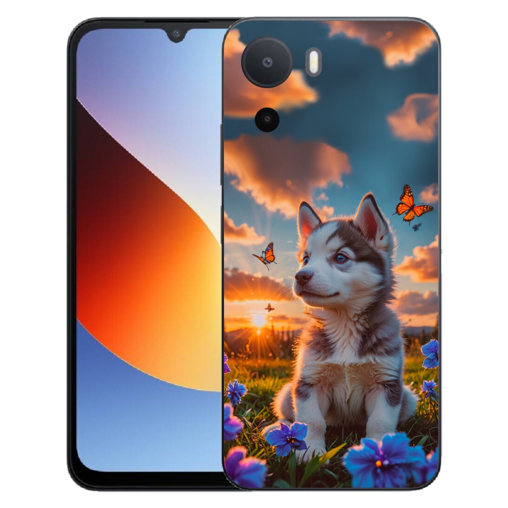 Gélový kryt mmCase na Xiaomi Redmi A7 Pro - husky pri západe slnka