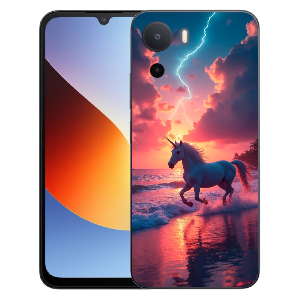 Gélový kryt mmCase na Xiaomi Redmi A7 Pro - jednorožec na pláži