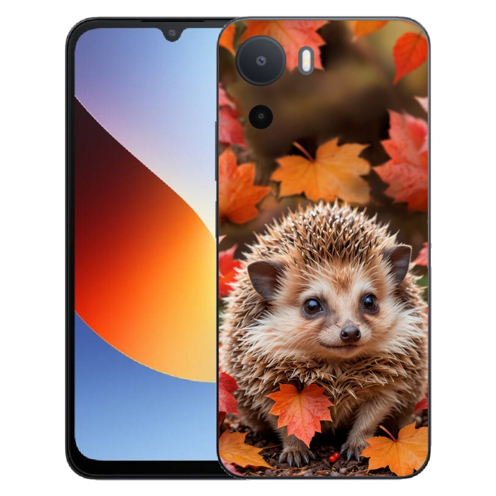 Gélový kryt mmCase na Xiaomi Redmi A7 Pro - ježko v lístí