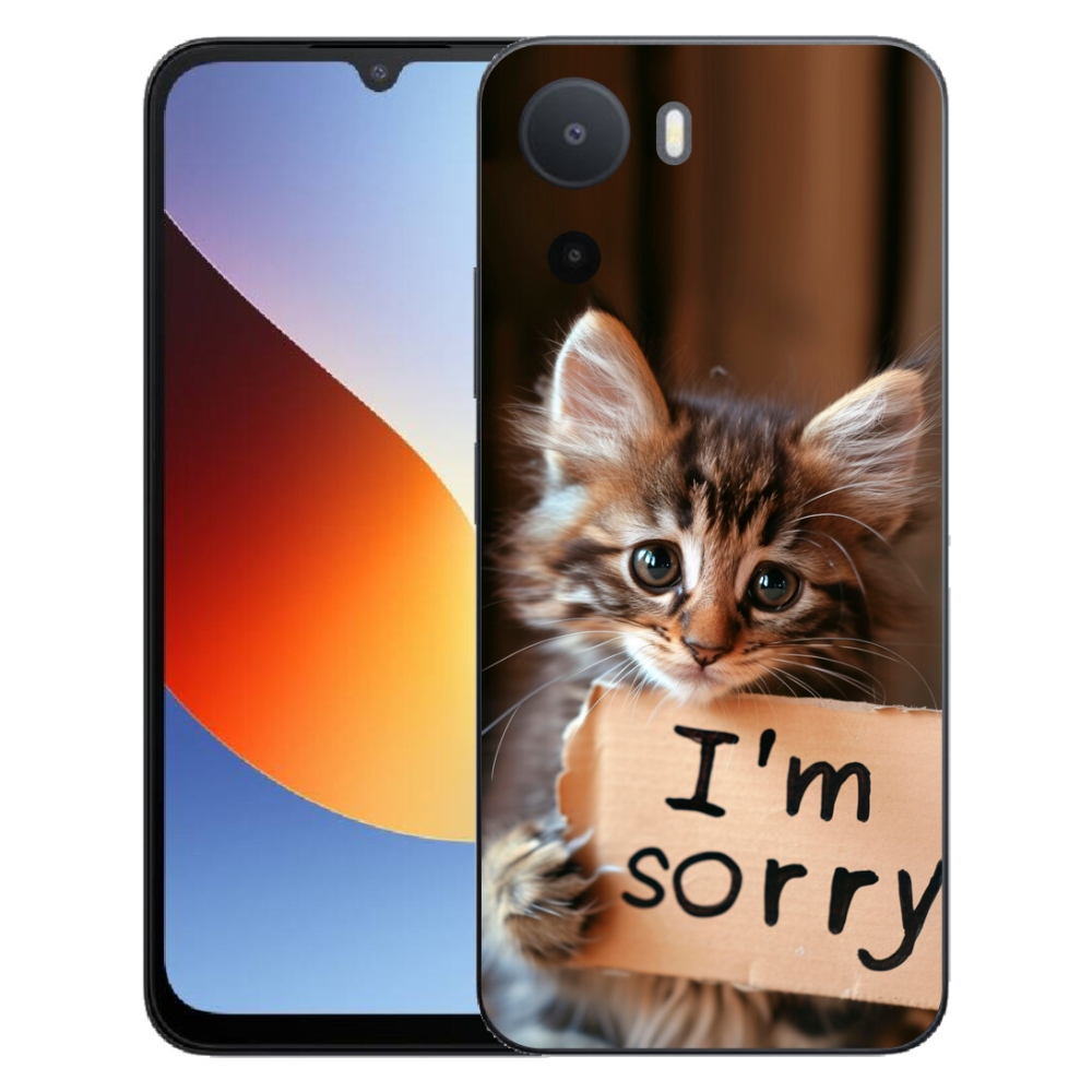 Gélový kryt mmCase na Xiaomi Redmi A7 Pro - mačacie ospravedlnenie