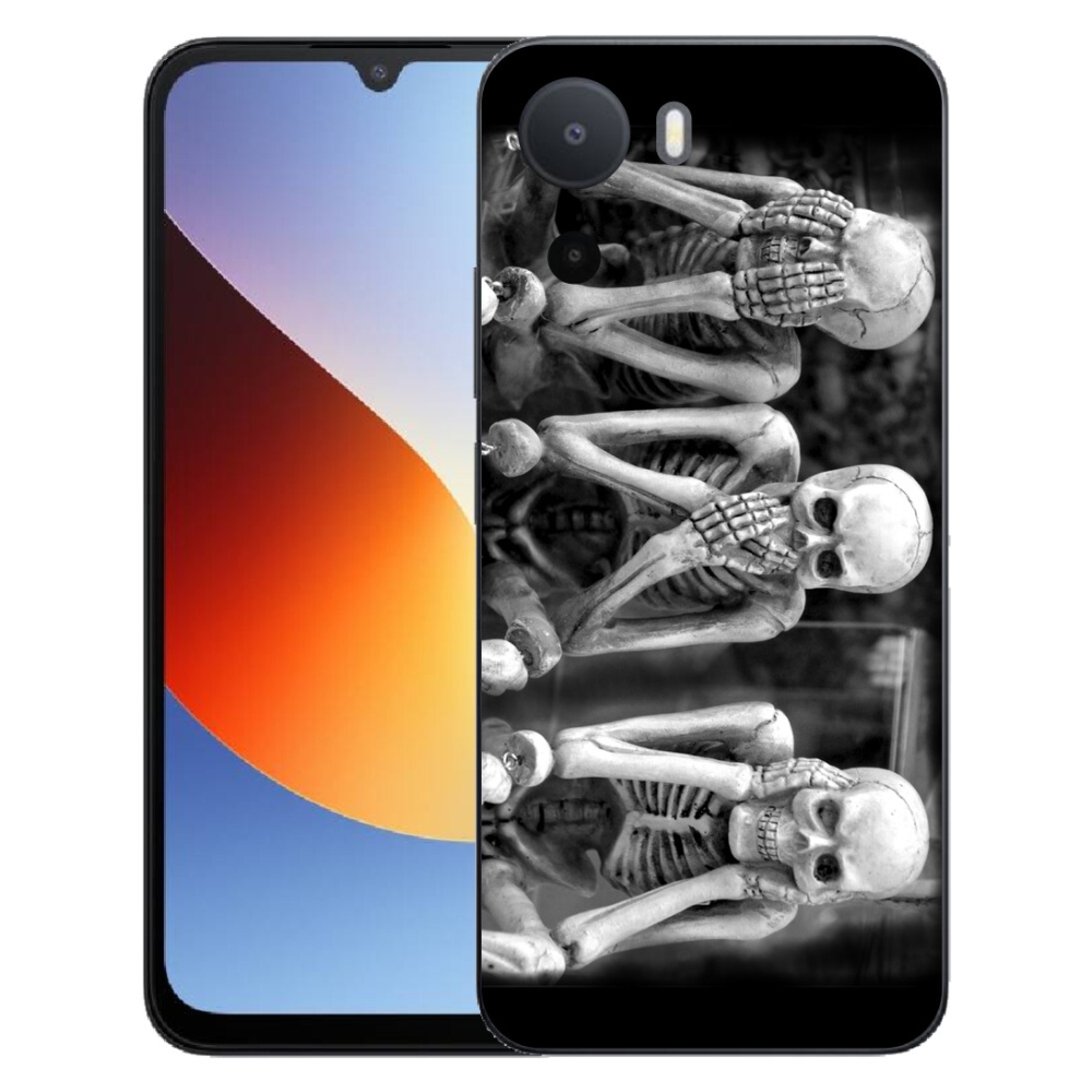 Gélový kryt mmCase na Xiaomi Redmi A7 Pro - kostlivci