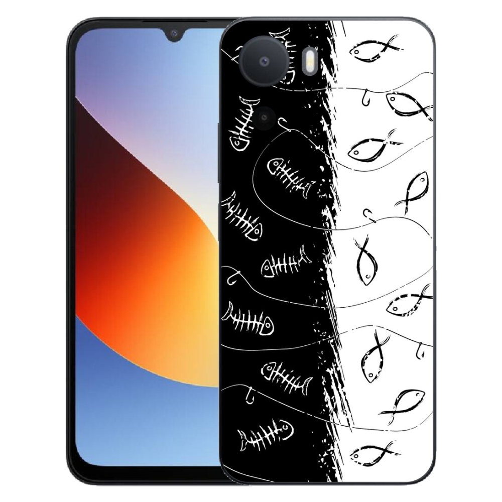 Gélový kryt mmCase na Xiaomi Redmi A7 Pro - kostry a rybky