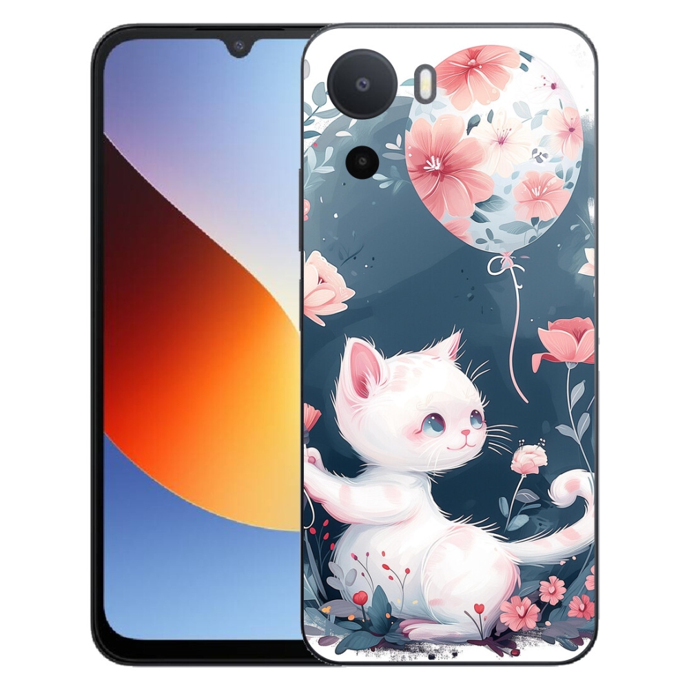 Gélový kryt mmCase na Xiaomi Redmi A7 Pro - mačiatko s balónikom