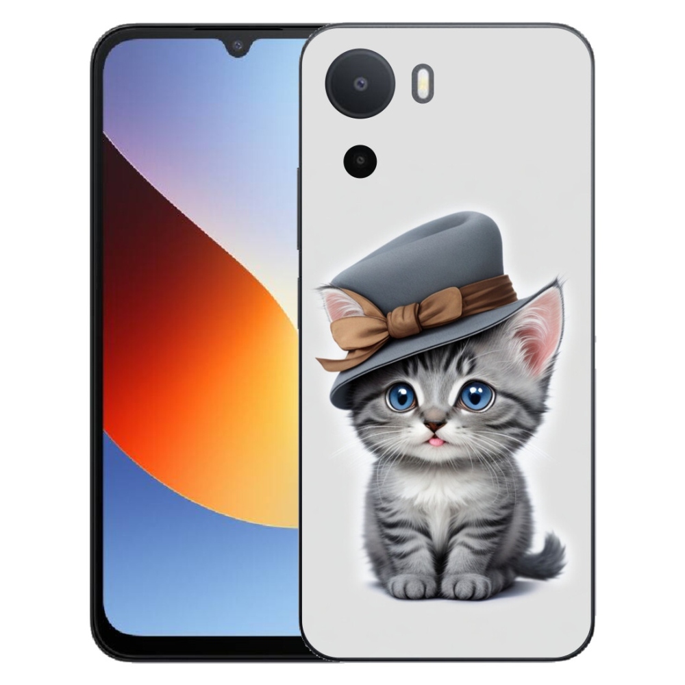 Gélový kryt mmCase na Xiaomi Redmi A7 Pro - mačiatko s klobúkom