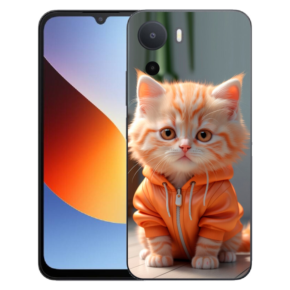 Gélový kryt mmCase na Xiaomi Redmi A7 Pro - mačiatko v mikine