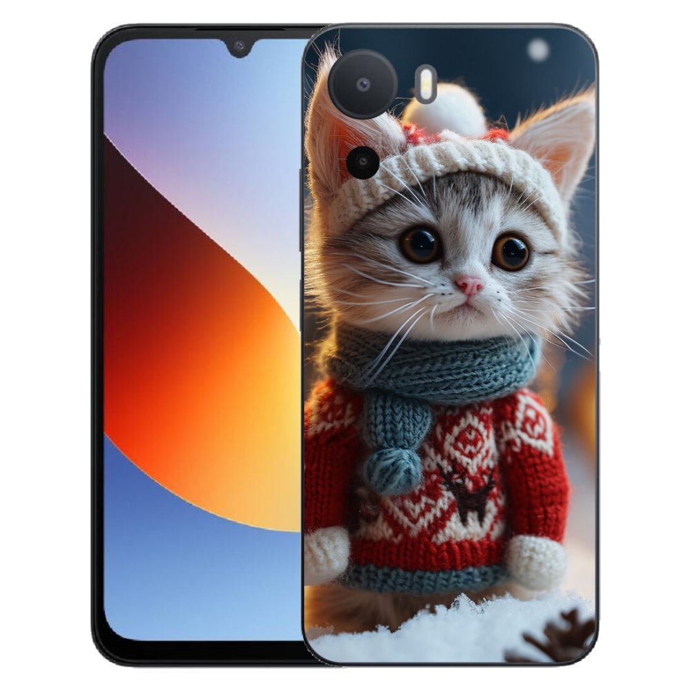 Gélový kryt mmCase na Xiaomi Redmi A7 Pro - mačiatko vo svetri