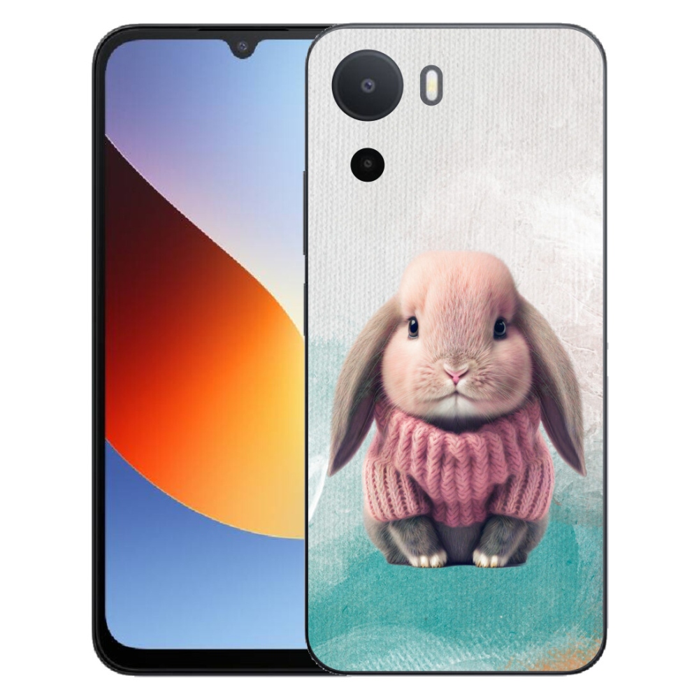 Gélový kryt mmCase na Xiaomi Redmi A7 Pro - zajačik vo svetri