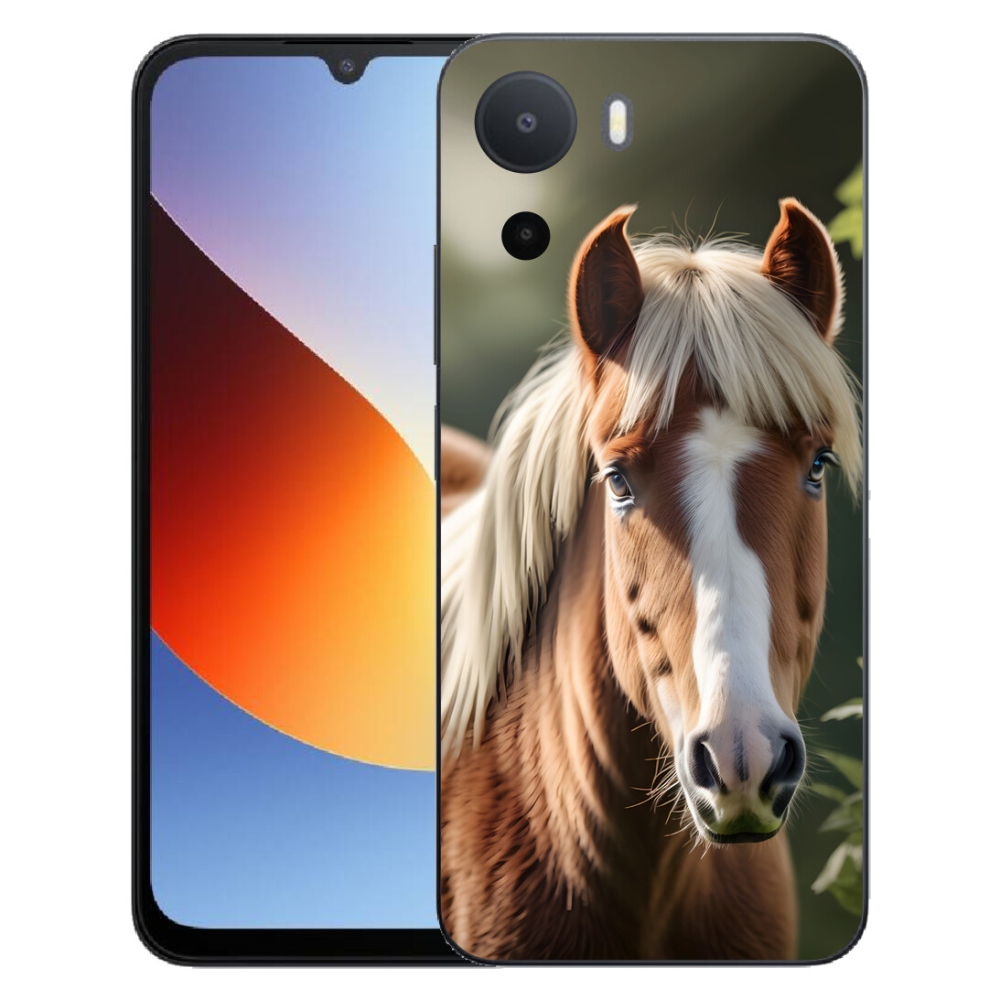 Gélový kryt mmCase na Xiaomi Redmi A7 Pro - kôň so svetlou hrivou