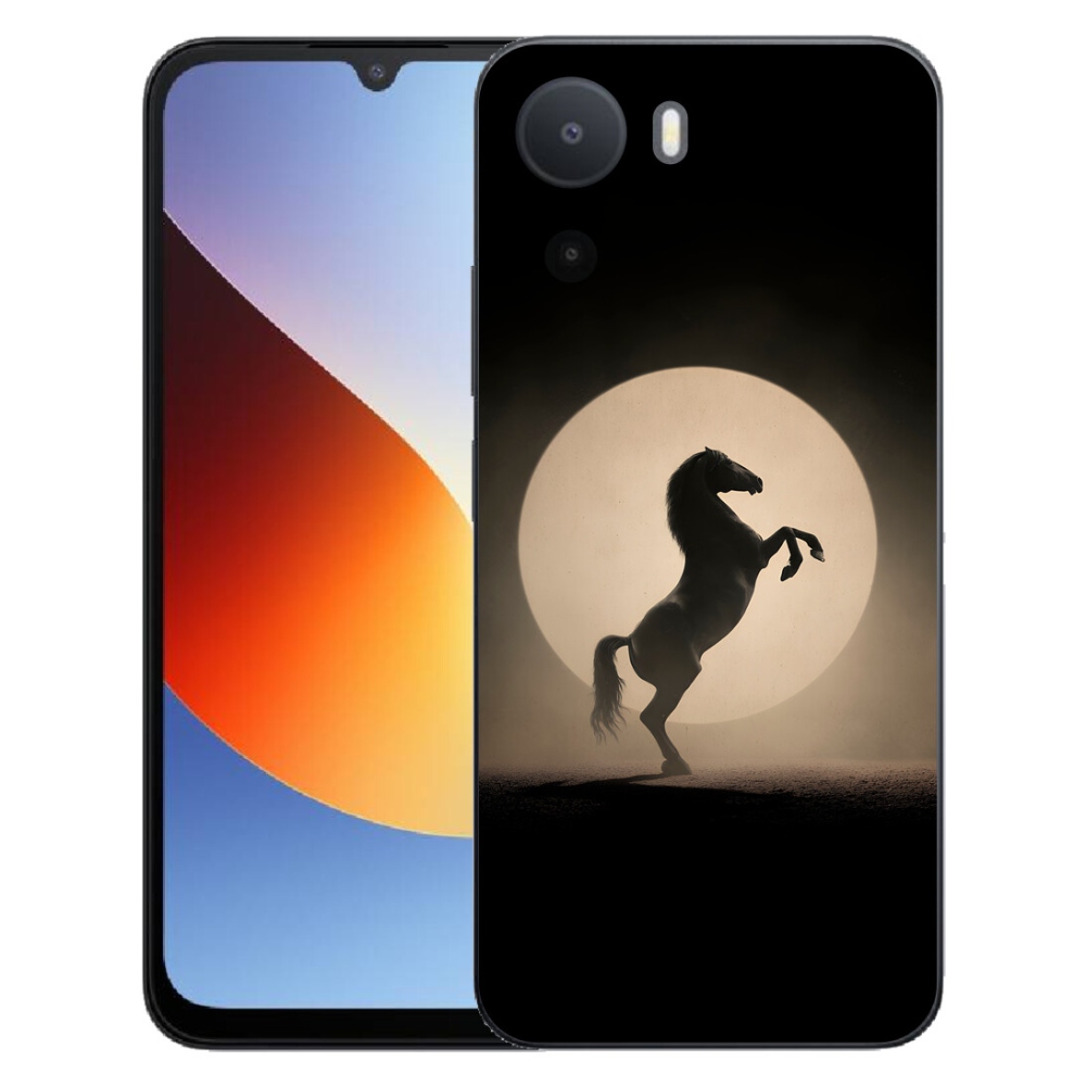 Gélový kryt mmCase na Xiaomi Redmi A7 Pro - kôň v siluete