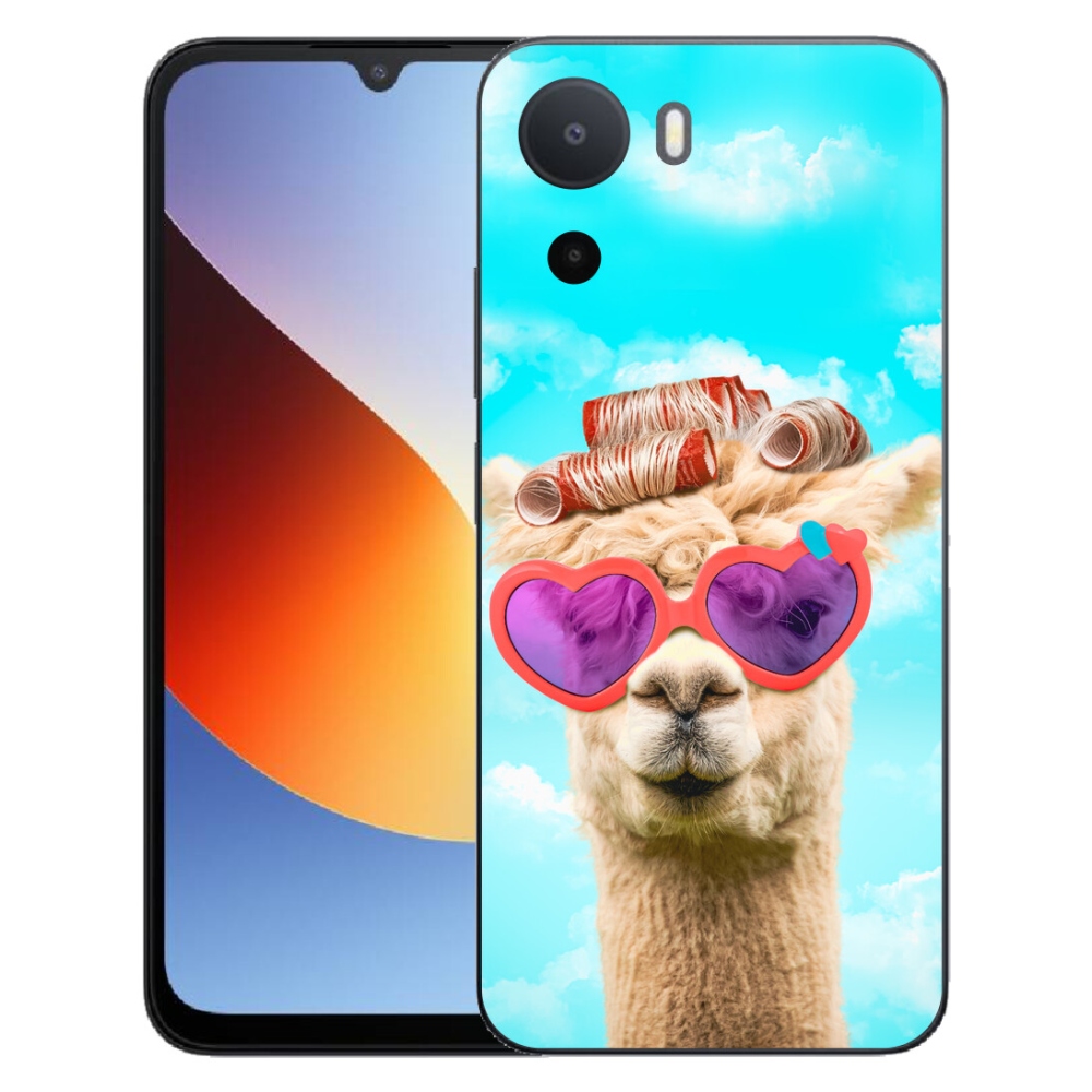 Gélový kryt mmCase na Xiaomi Redmi A7 Pro - lama s okuliarmi