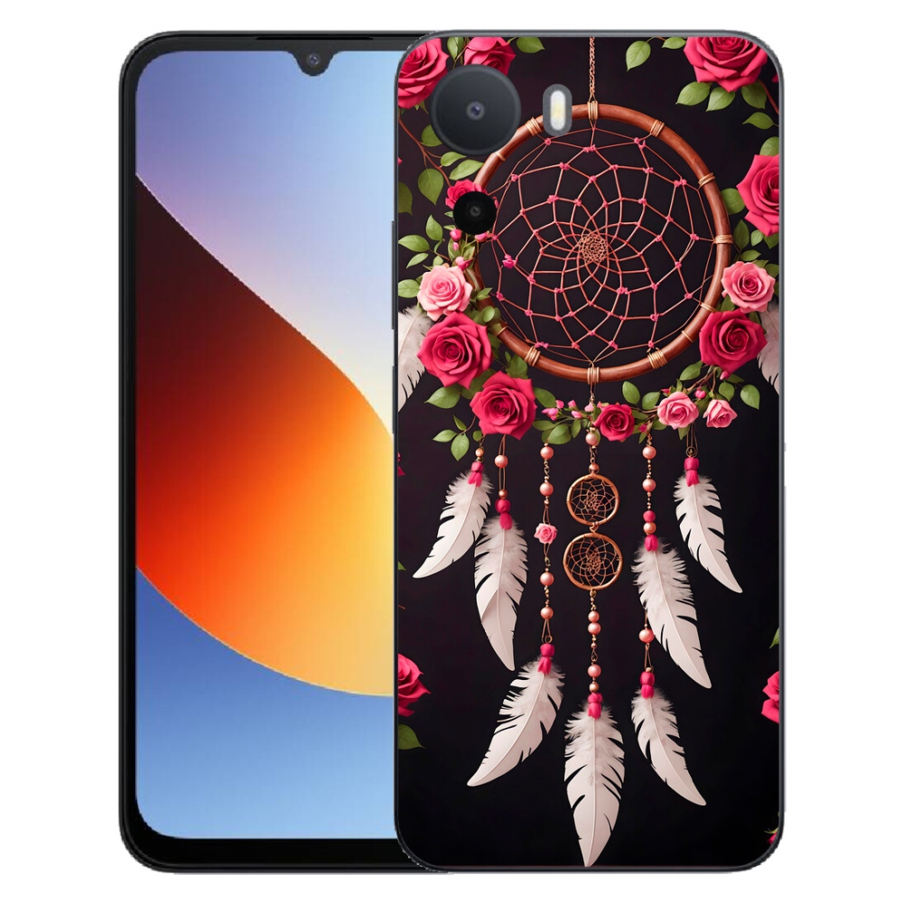 Gélový kryt mmCase na Xiaomi Redmi A7 Pro - lapač snov s ružami