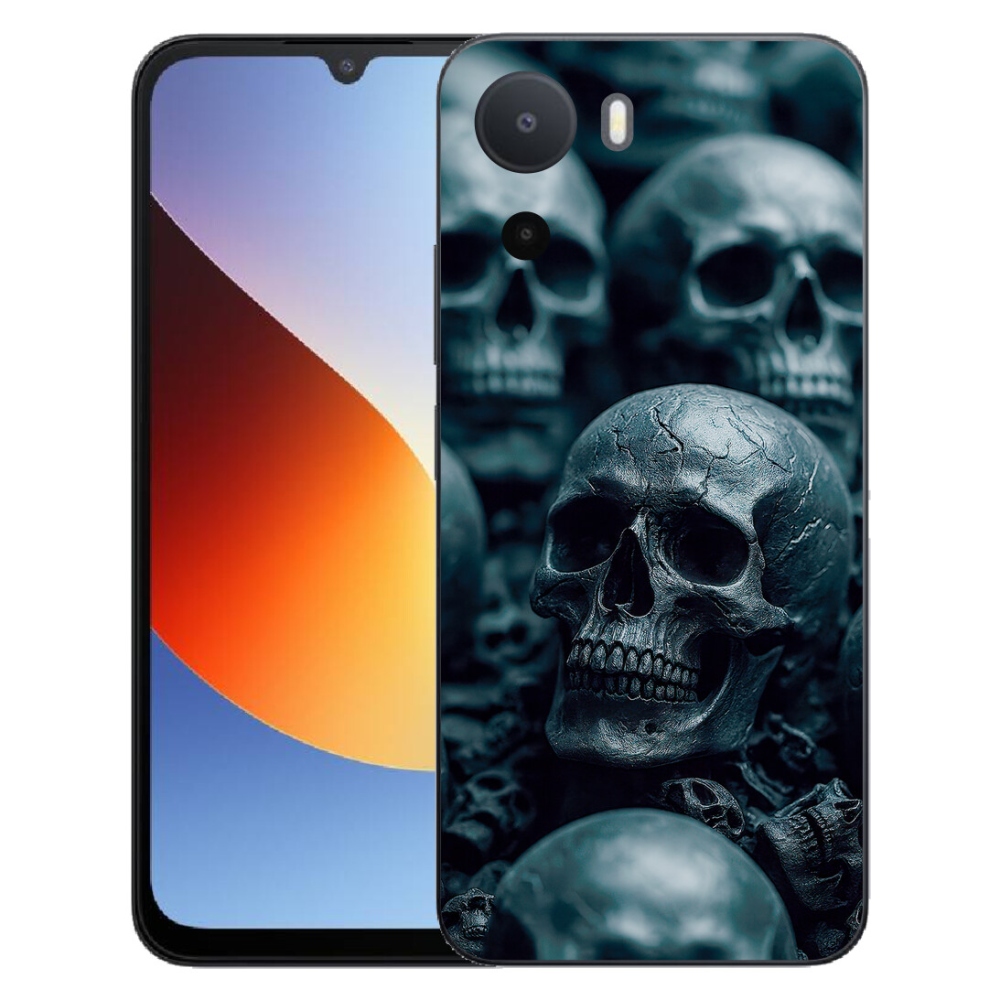 Gélový kryt mmCase na Xiaomi Redmi A7 Pro - lebka 2