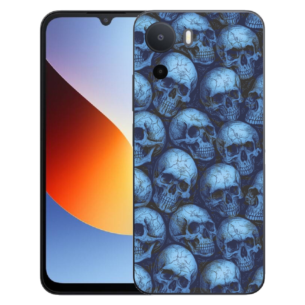 Gélový kryt mmCase na Xiaomi Redmi A7 Pro - lebky