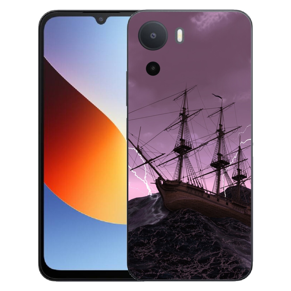 Gélový kryt mmCase na Xiaomi Redmi A7 Pro - loď v búrke