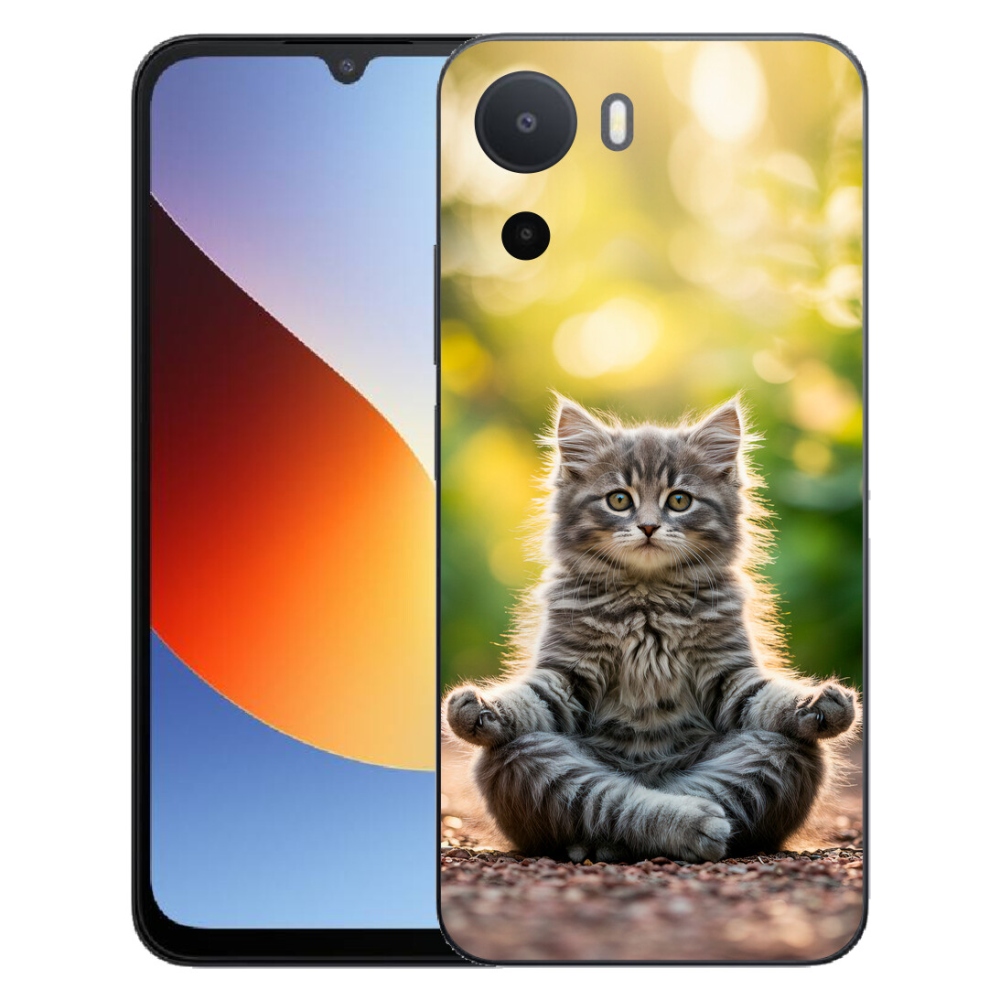 Gélový kryt mmCase na Xiaomi Redmi A7 Pro - meditujúce mačiatko