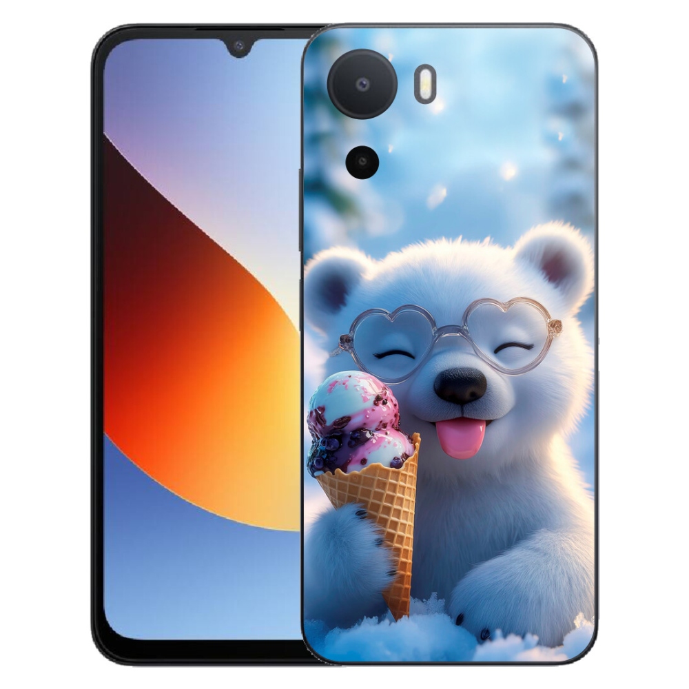Gélový kryt mmCase na Xiaomi Redmi A7 Pro - medvedík so zmrzlinou