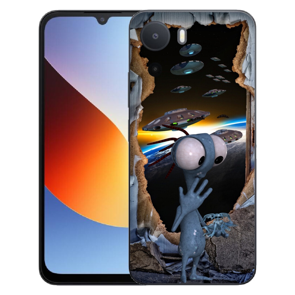 Gélový kryt mmCase na Xiaomi Redmi A7 Pro - mimozemšťan
