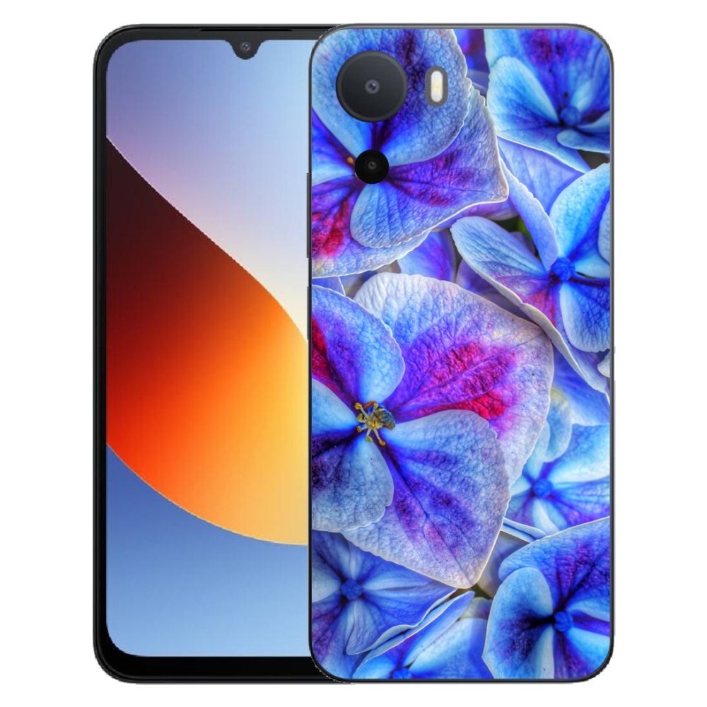 Gélový kryt mmCase na Xiaomi Redmi A7 Pro - modré kvety 1