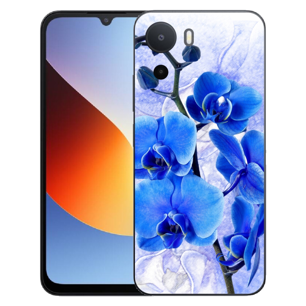 Gélový kryt mmCase na Xiaomi Redmi A7 Pro - modré kvety