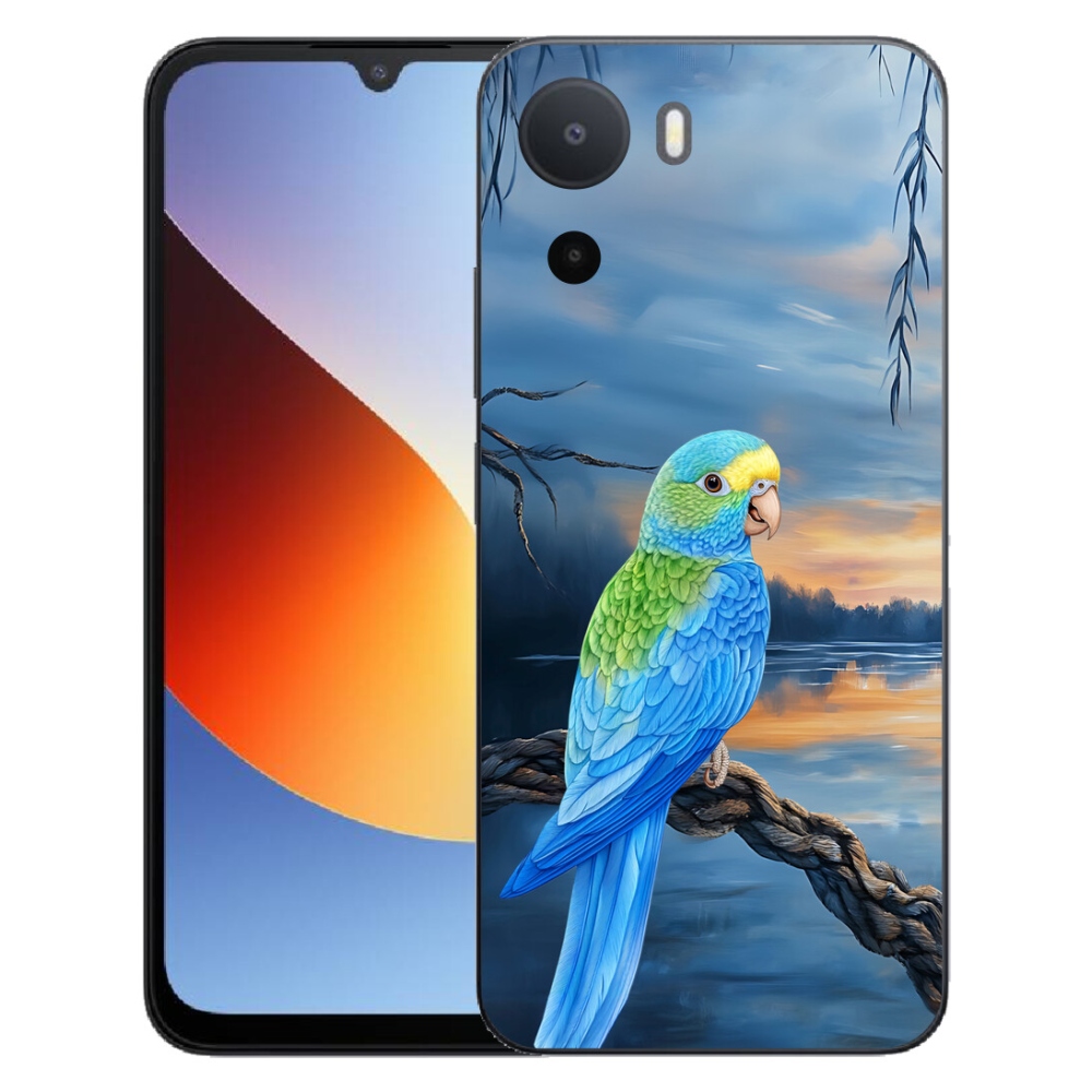 Gélový kryt mmCase na Xiaomi Redmi A7 Pro - modrý papagáj