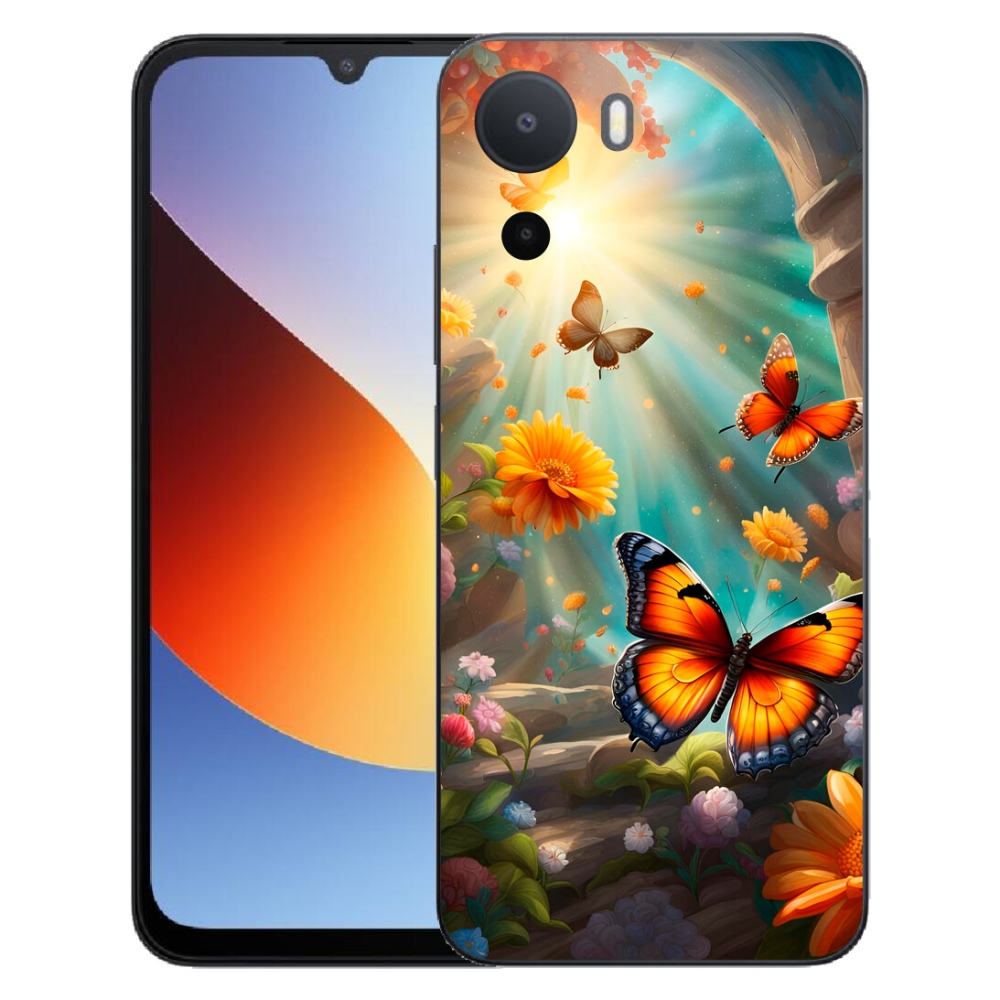 Gélový kryt mmCase na Xiaomi Redmi A7 Pro - motýlia záhrada 2