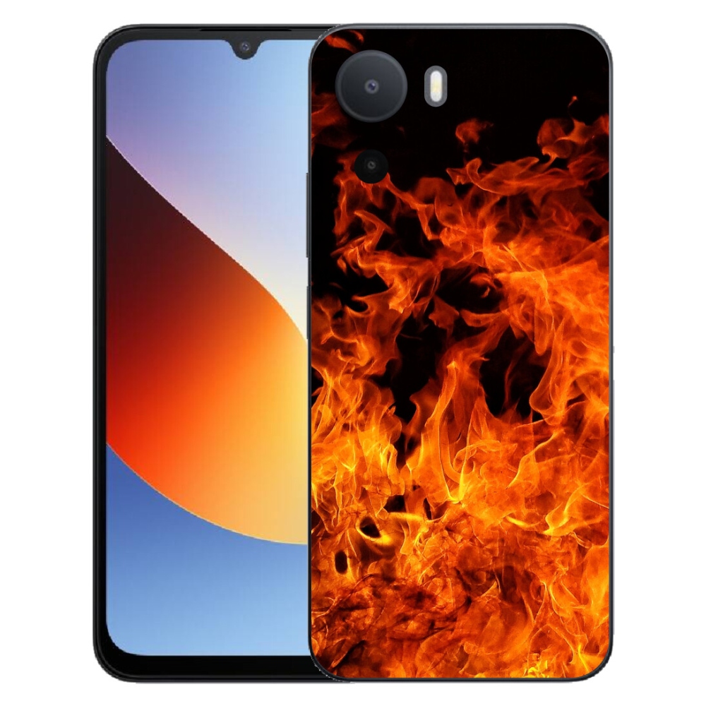 Gélový kryt mmCase na Xiaomi Redmi A7 Pro - muzikant a oheň