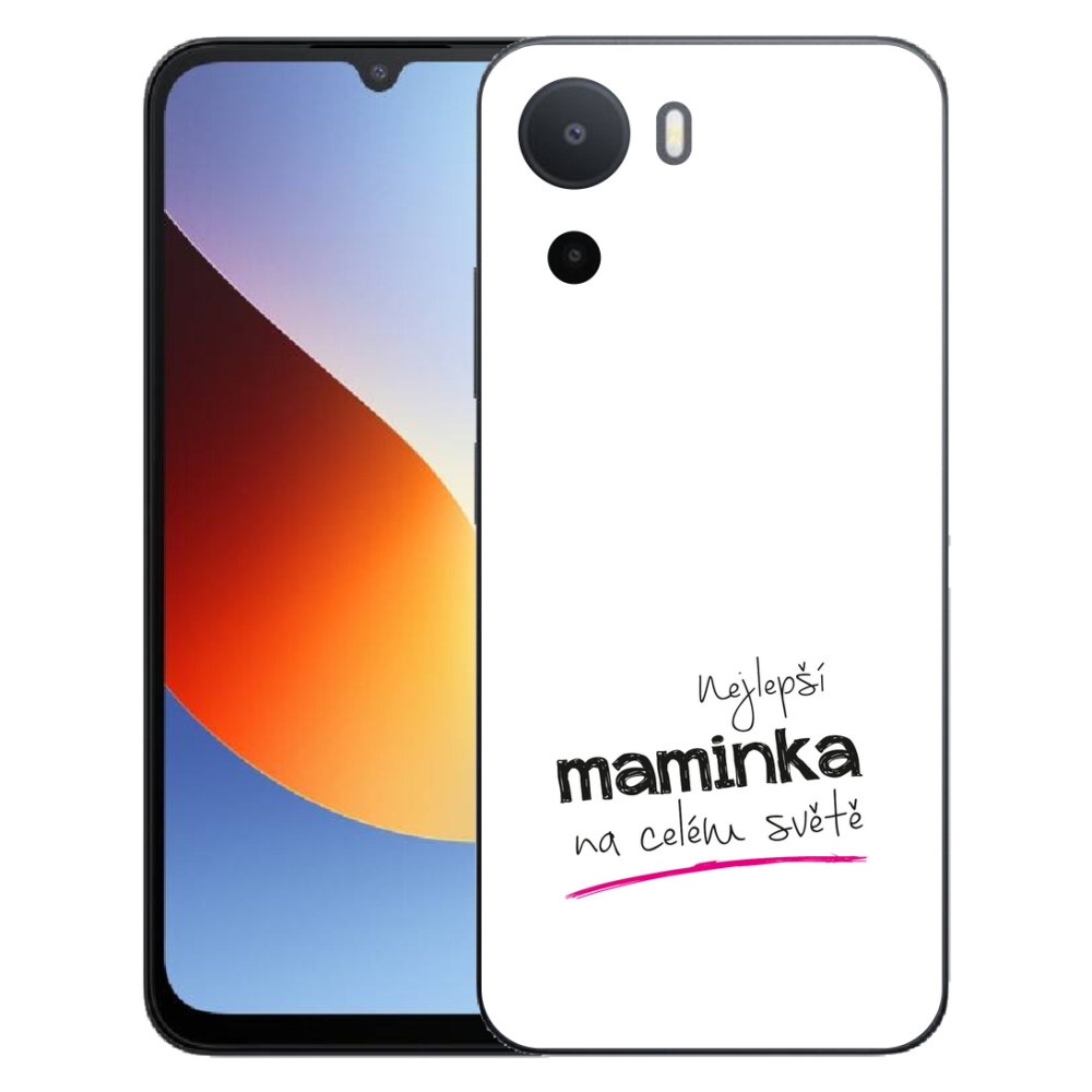 Gélový kryt mmCase na Xiaomi Redmi A7 Pro - najlepšia mamička 4 biele pozadie
