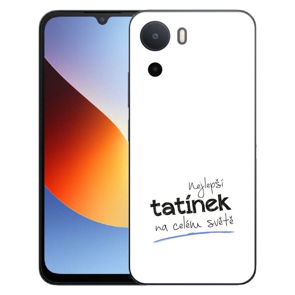 Gélový kryt mmCase na Xiaomi Redmi A7 Pro - najlepší otecko 4 biele pozadie