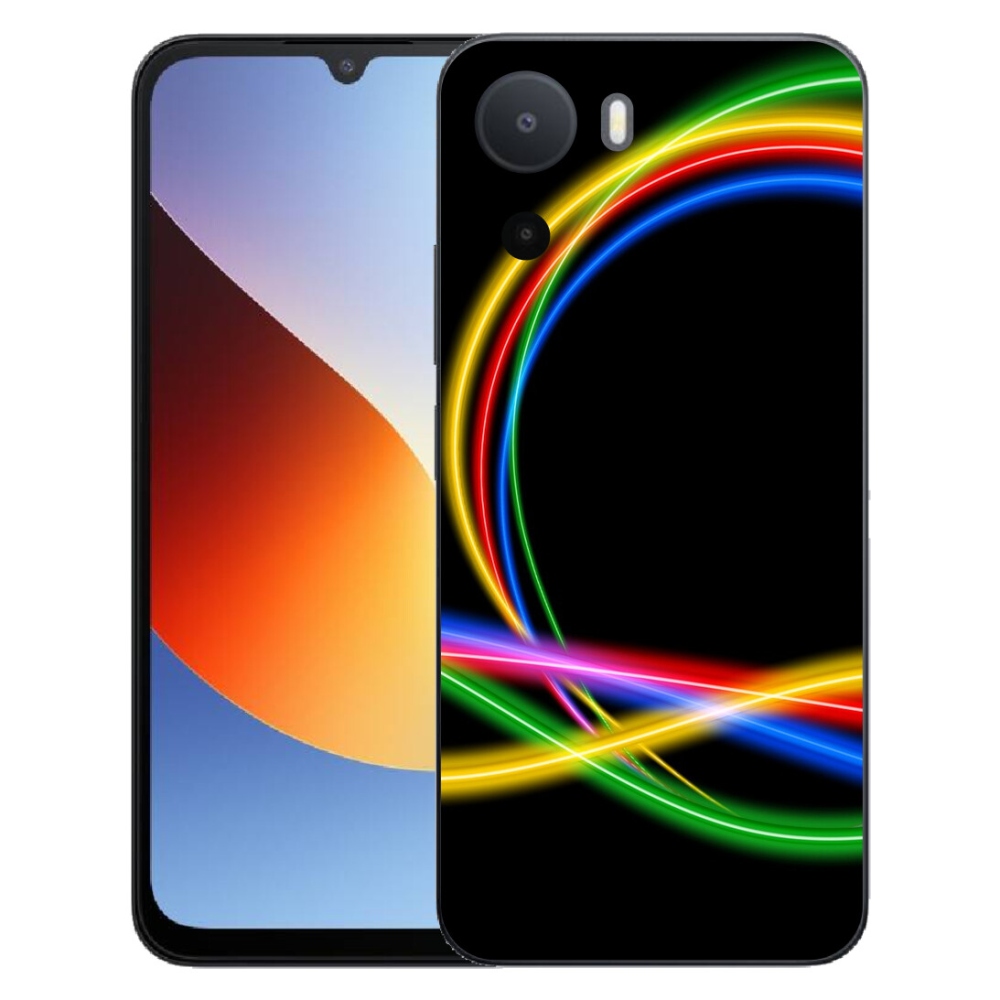 Gélový kryt mmCase na Xiaomi Redmi A7 Pro - neónové kruhy
