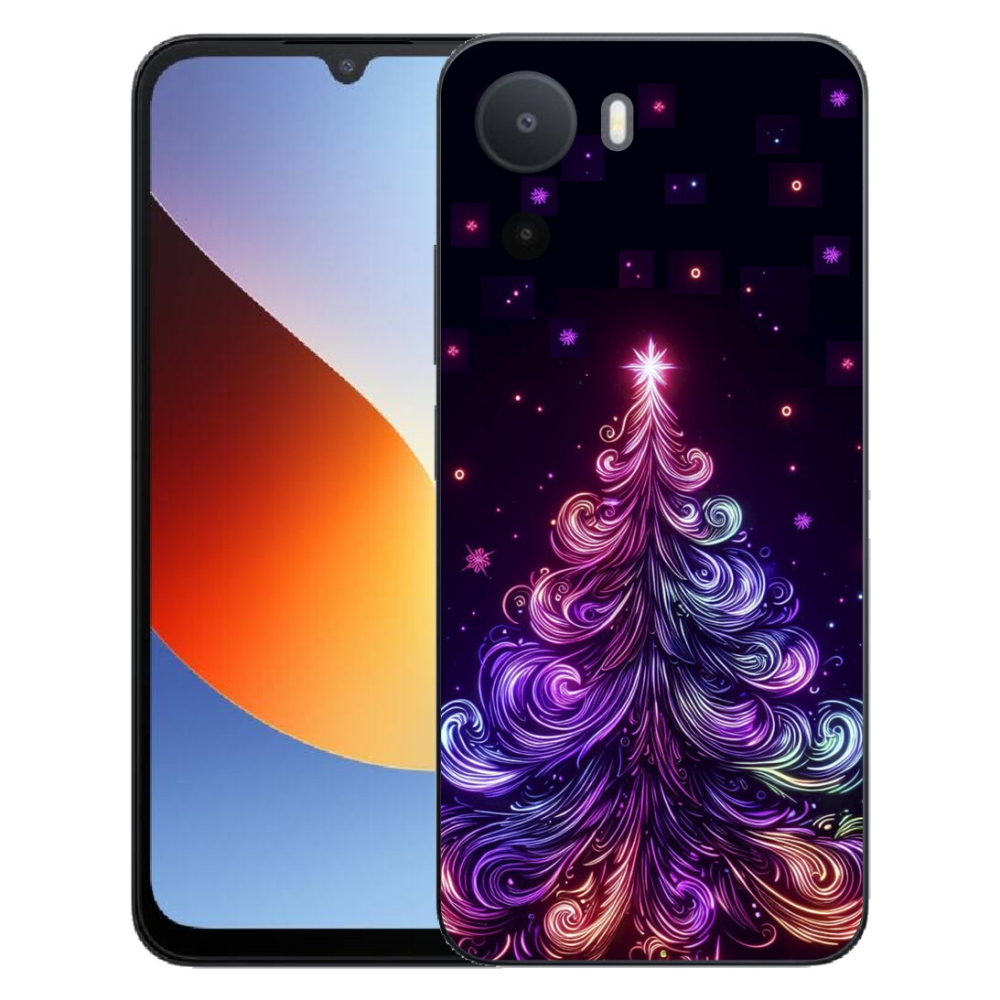 Gélový kryt mmCase na Xiaomi Redmi A7 Pro - neónový vianočný stromček 1