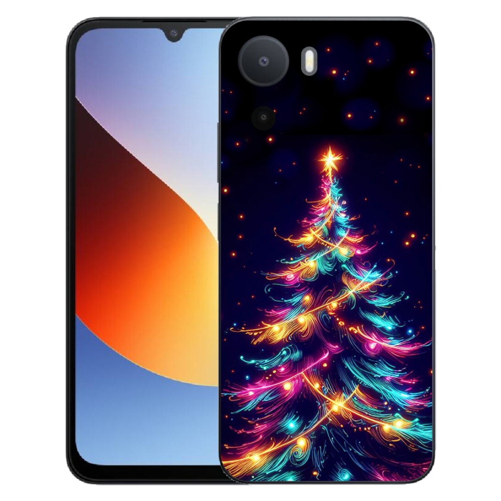 Gélový kryt mmCase na Xiaomi Redmi A7 Pro - neónový vianočný stromček