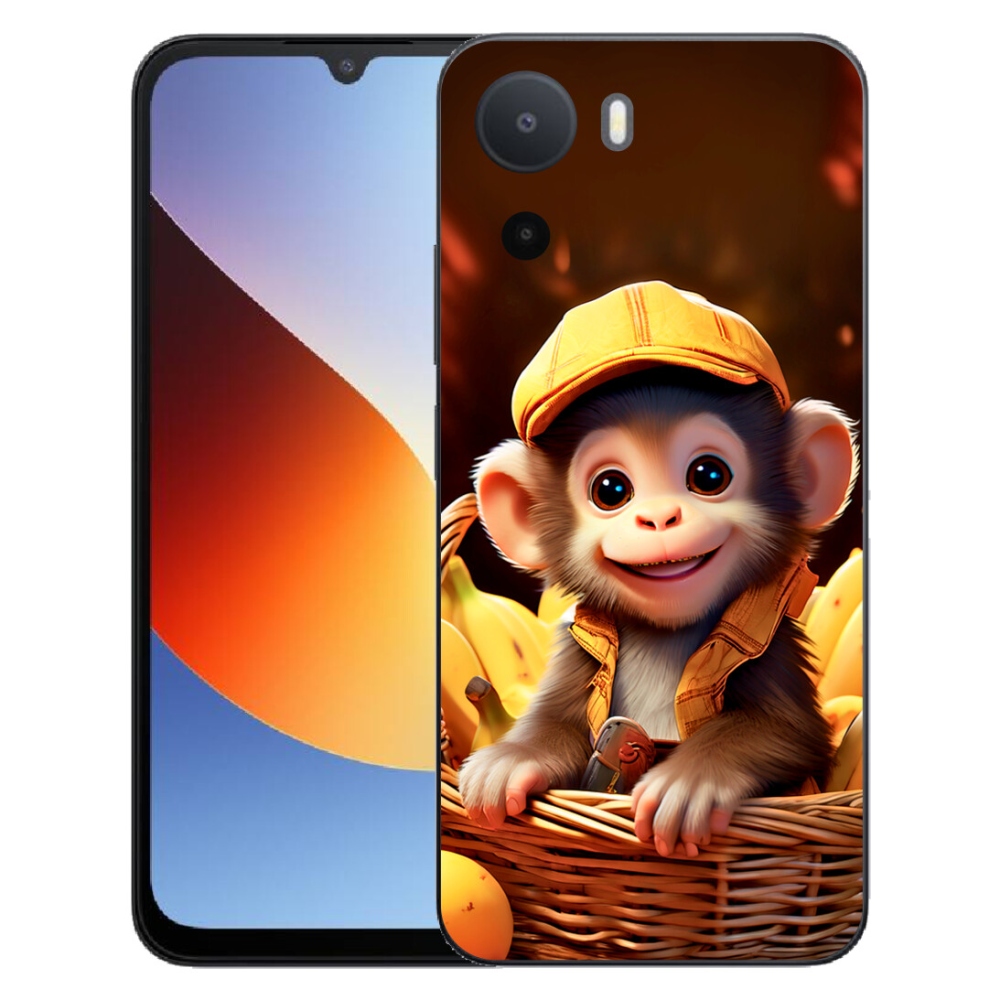 Gélový kryt mmCase na Xiaomi Redmi A7 Pro - opice v košíku