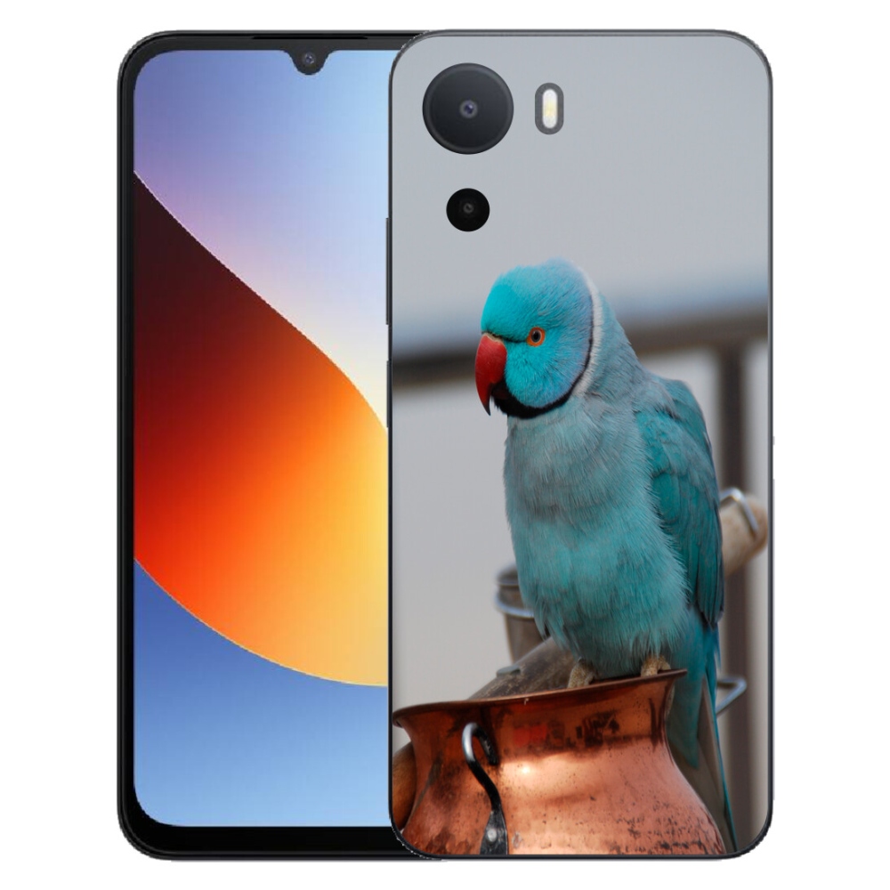 Gélový kryt mmCase na Xiaomi Redmi A7 Pro - papagáj alexander modrý