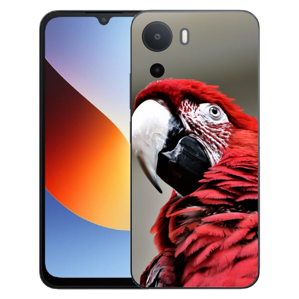 Gélový kryt mmCase na Xiaomi Redmi A7 Pro - papagáj ara červený