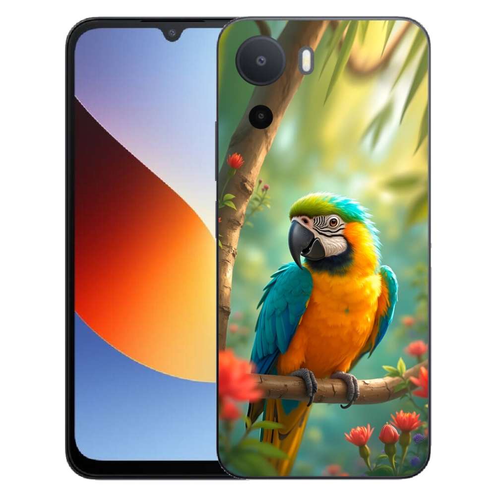 Gélový kryt mmCase na Xiaomi Redmi A7 Pro - papagáj ara modrožltá