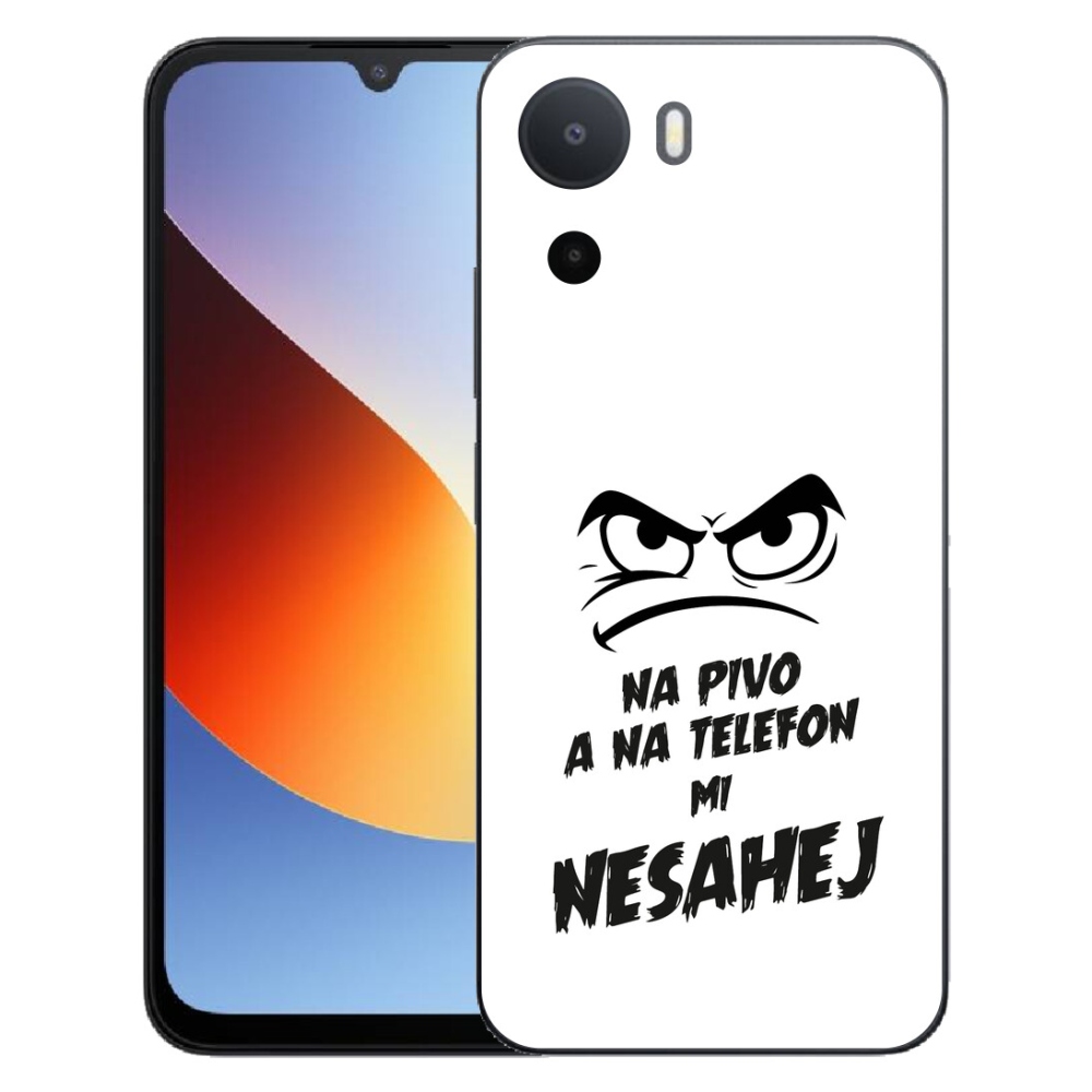 Gélový kryt mmCase na Xiaomi Redmi A7 Pro - pivný motív 2 biele pozadie