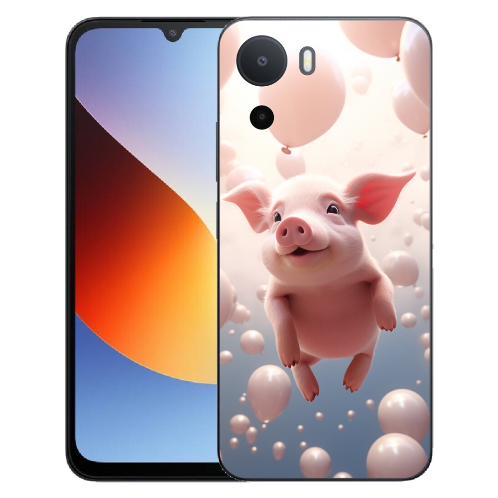 Gélový kryt mmCase na Xiaomi Redmi A7 Pro - prasiatko s balónikmi