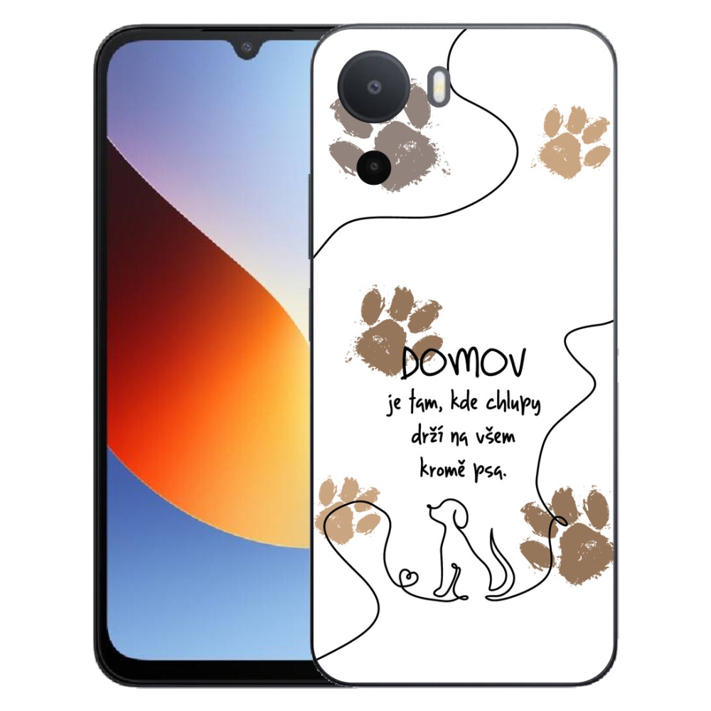 Gélový kryt mmCase na Xiaomi Redmi A7 Pro - psí motív biele pozadie