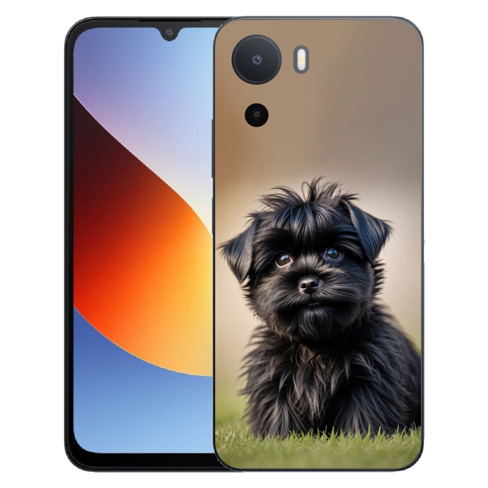Gélový kryt mmCase na Xiaomi Redmi A7 Pro - roztomilý čierny psík