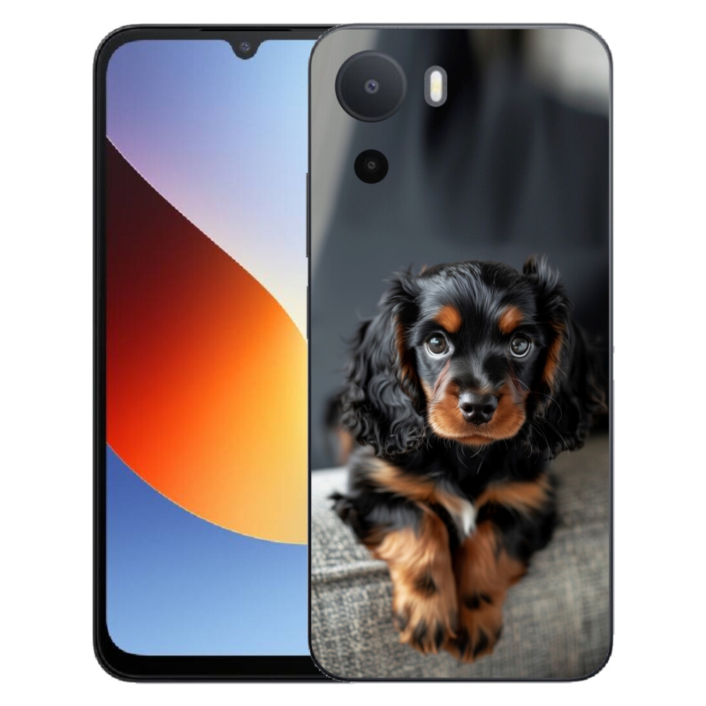 Gélový kryt mmCase na Xiaomi Redmi A7 Pro - roztomilý dlhosrstý jazvečík