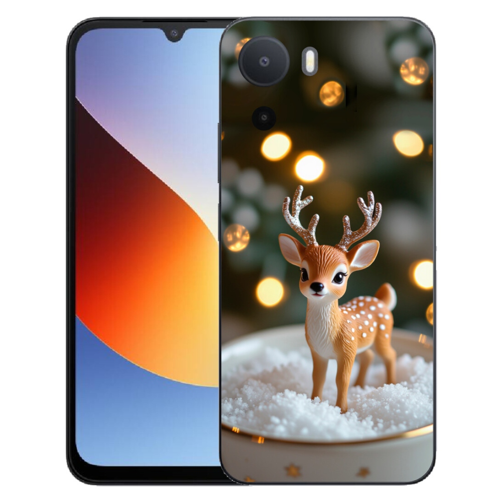 Gélový kryt mmCase na Xiaomi Redmi A7 Pro - roztomilý vianočný jeleň