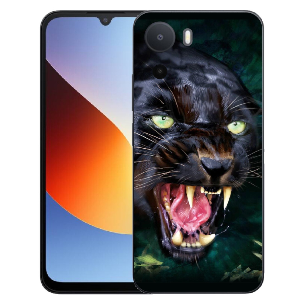 Gélový kryt mmCase na Xiaomi Redmi A7 Pro - rozzúrený čierny panter