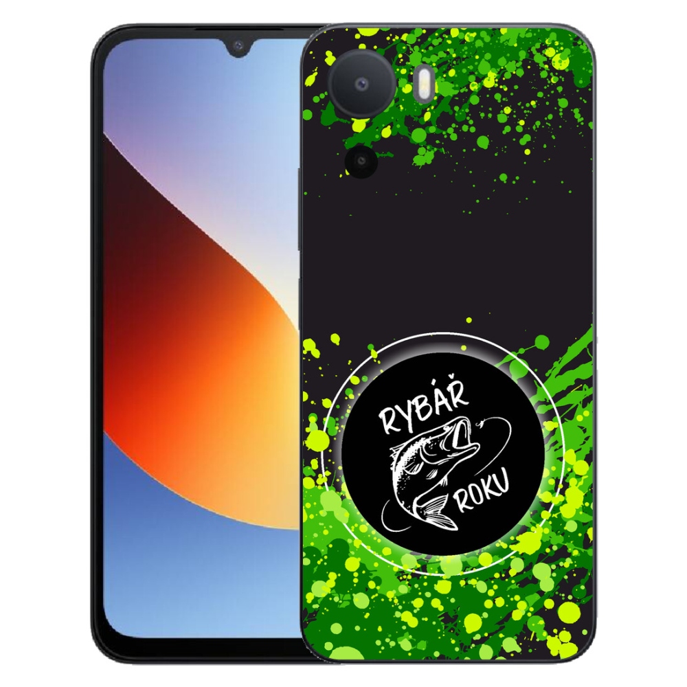 Gélový kryt mmCase na Xiaomi Redmi A7 Pro - rybár roku čierne pozadie