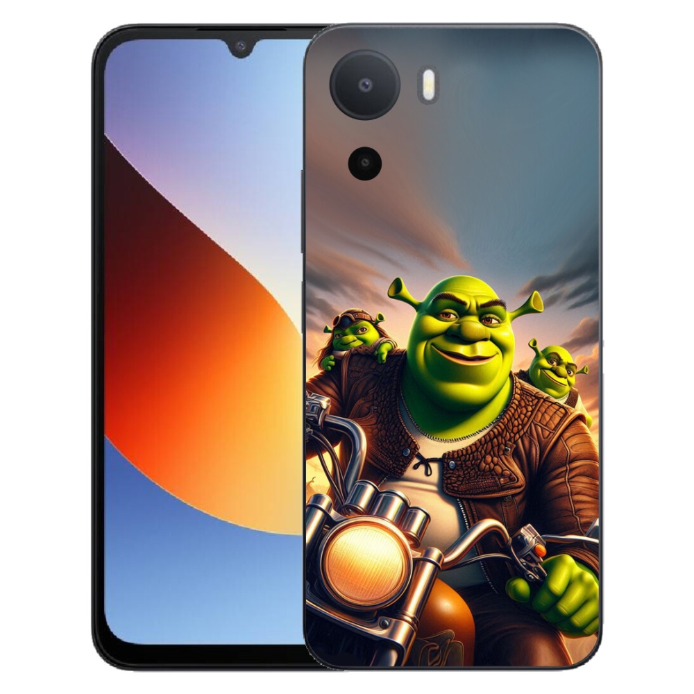 Gélový kryt mmCase na Xiaomi Redmi A7 Pro - shrek na motorke