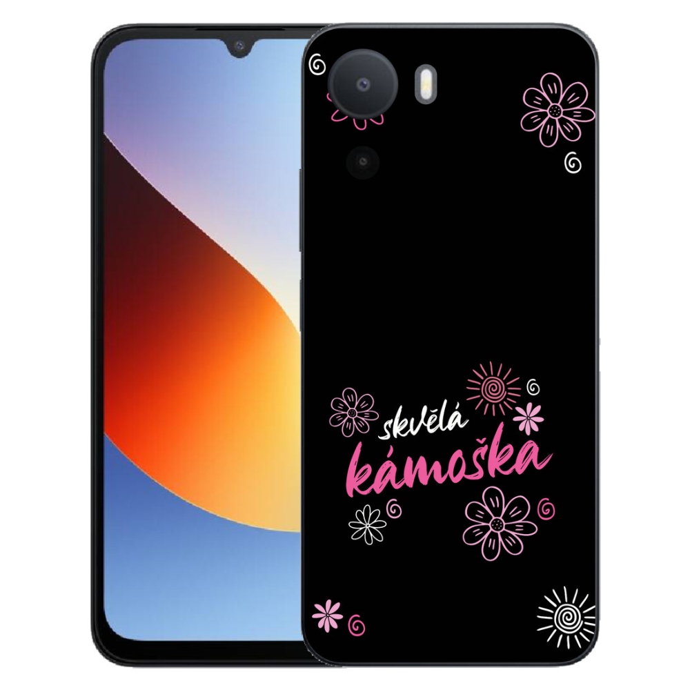 Gélový kryt mmCase na Xiaomi Redmi A7 Pro - skvelá kamoška čierne pozadie