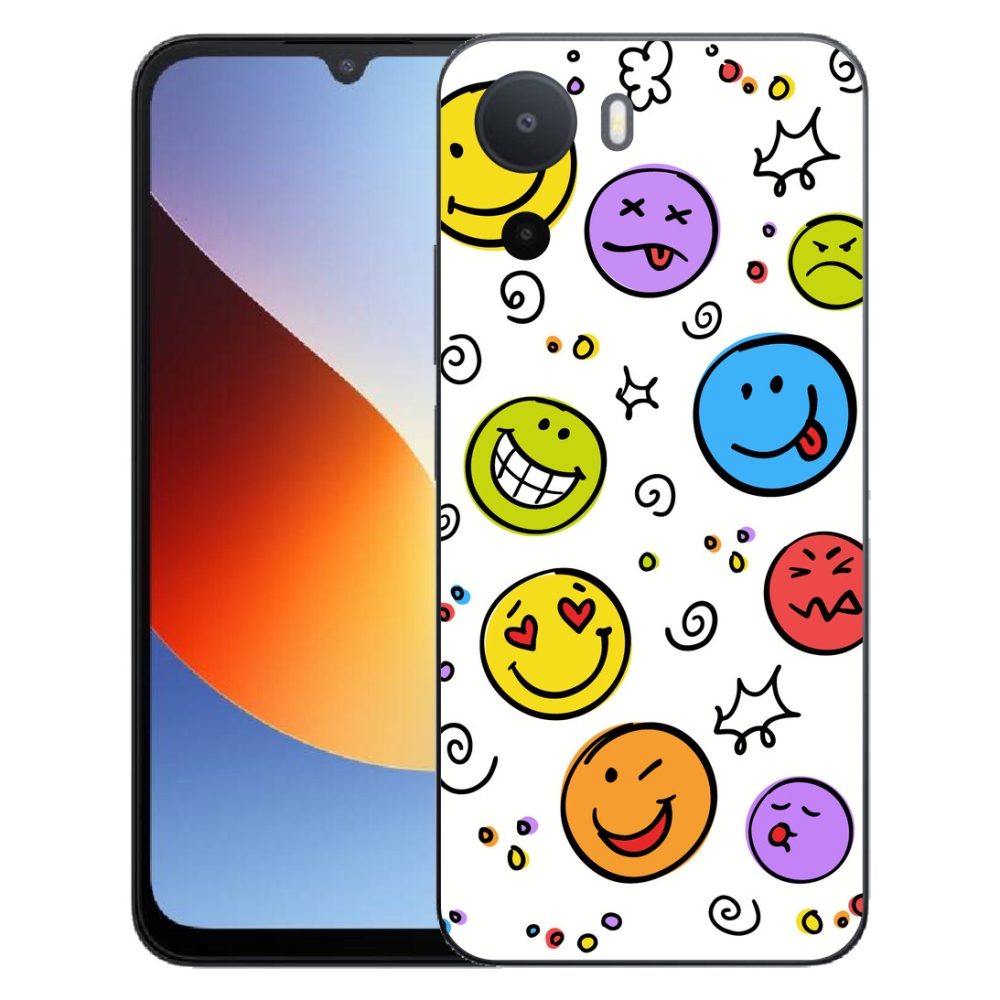 Gélový kryt mmCase na Xiaomi Redmi A7 Pro - smajlíci