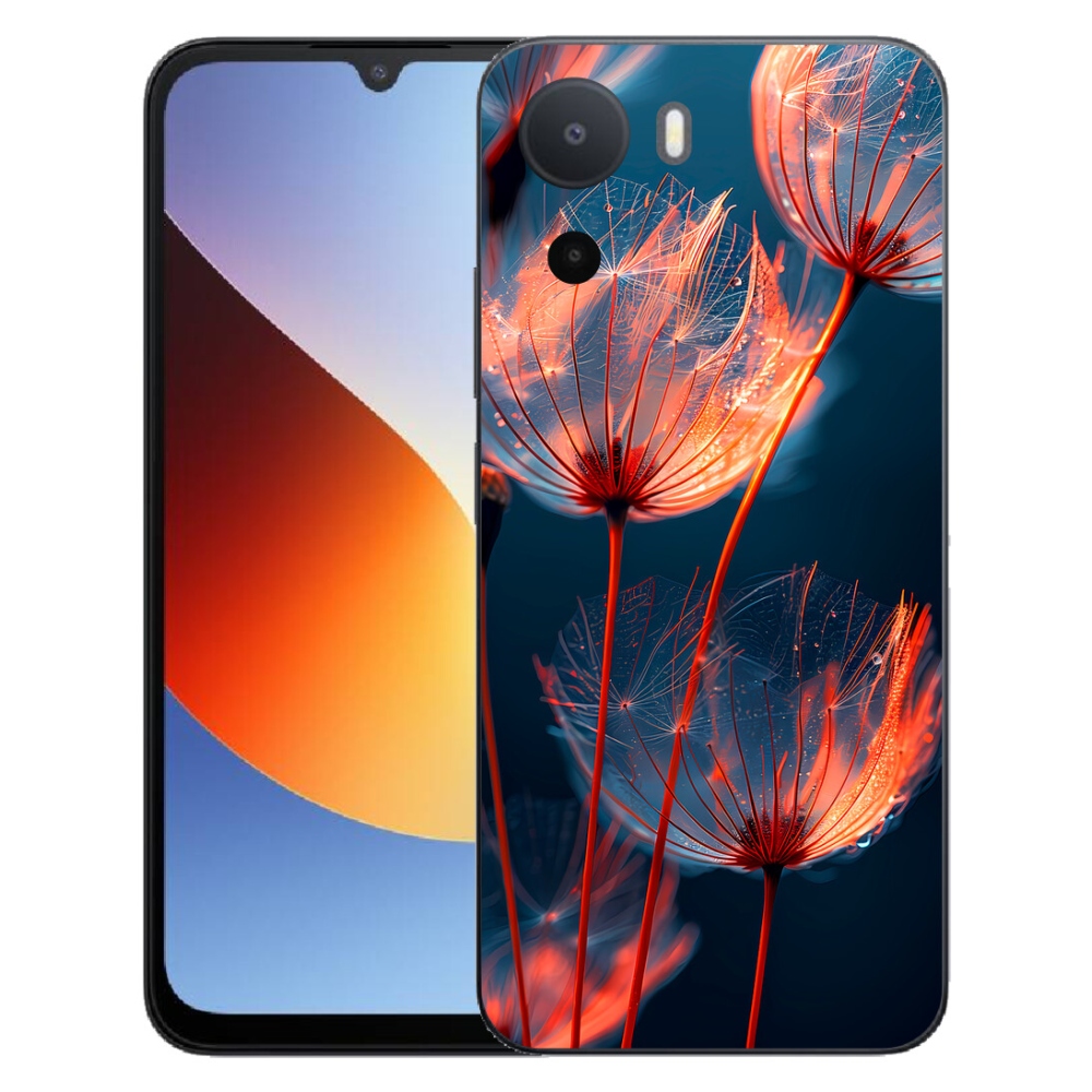 Gélový kryt mmCase na Xiaomi Redmi A7 Pro - svetielkujúce páperie