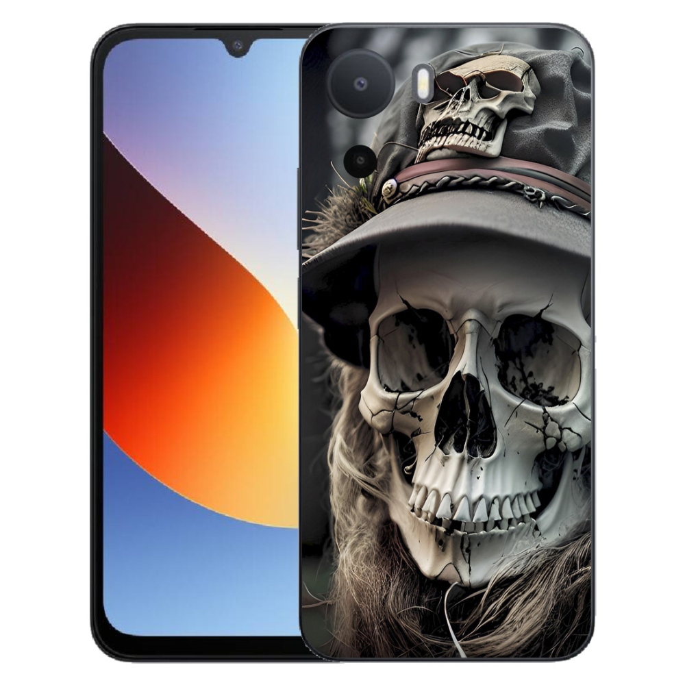 Gélový kryt mmCase na Xiaomi Redmi A7 Pro - temná lebka
