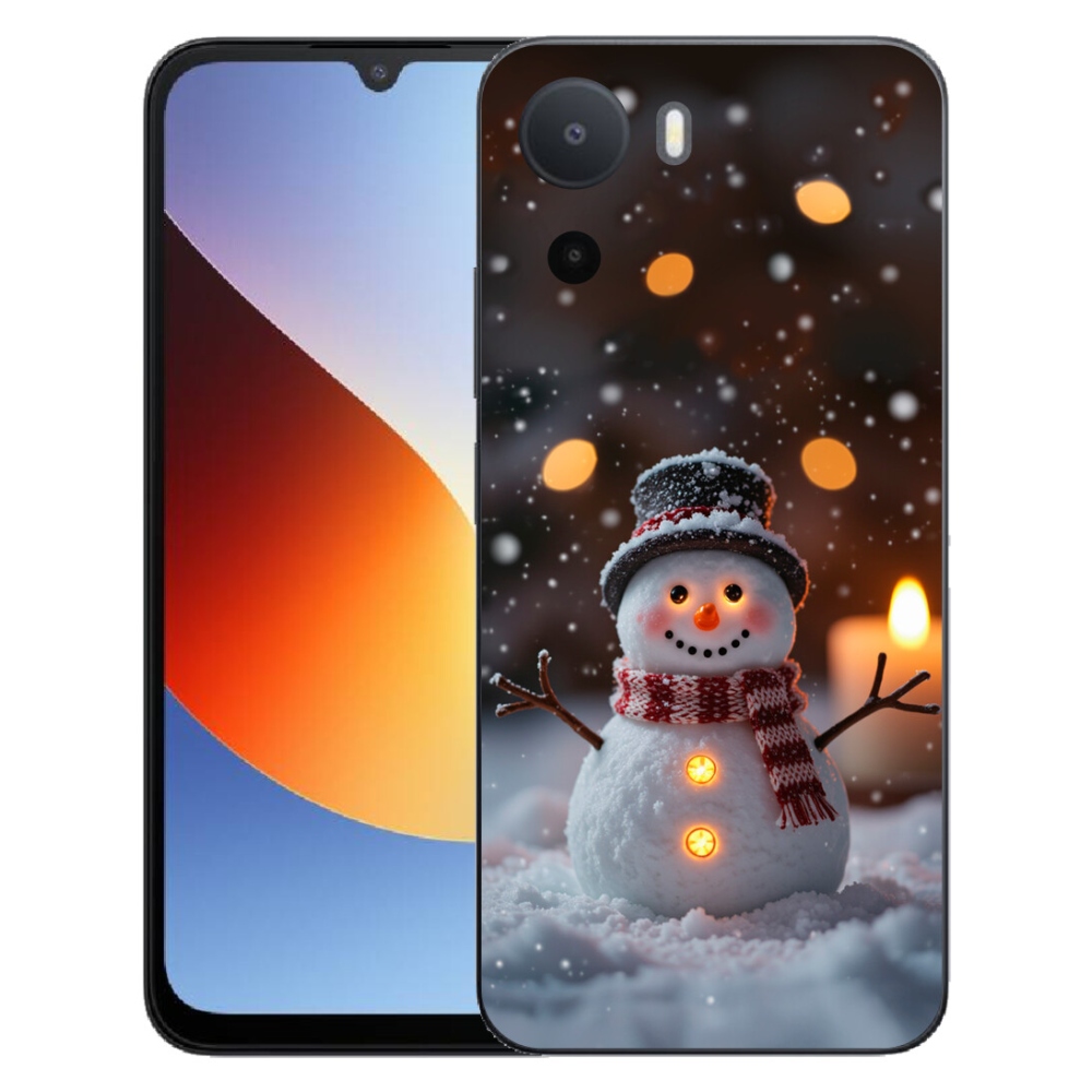 Gélový kryt mmCase na Xiaomi Redmi A7 Pro - veselý snehuliak