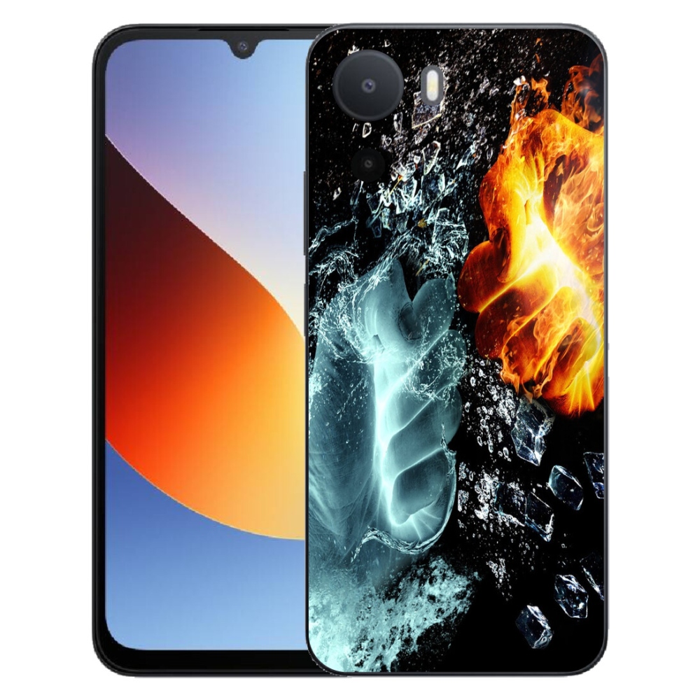 Gélový kryt mmCase na Xiaomi Redmi A7 Pro - voda a oheň